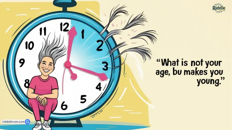 what is not your age but makes you young (2)