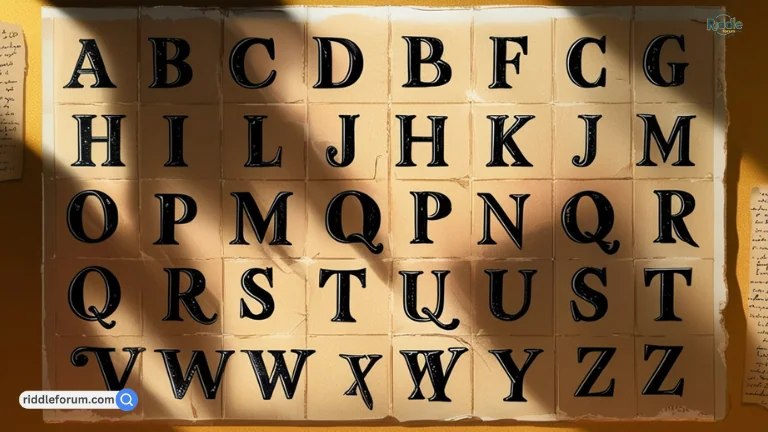 Alphabet Riddles (4)