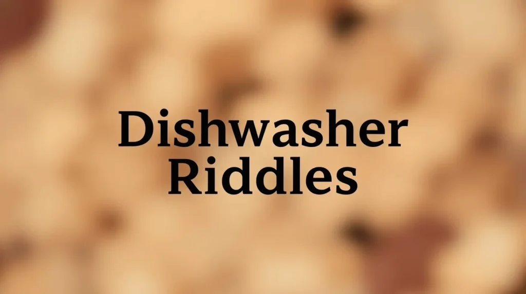 Dishwasher Riddles (2)