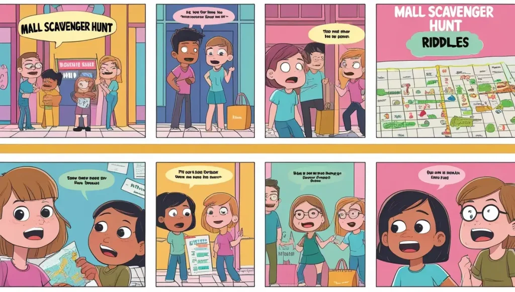 Mall Scavenger Hunt Riddles (2)